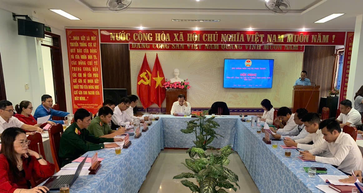 Quang cảnh Hội nghị tổng kết công tác Hội và phong trào nông dân năm 2024, triển khai phương hướng, nhiệm vụ năm 2025.